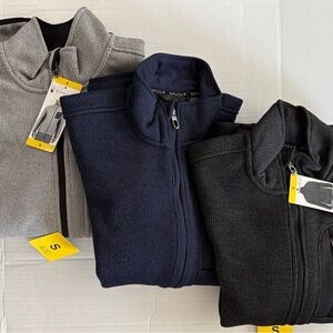 Spyder Men's Full Zip Jacket Bundle of 3